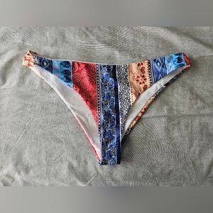Patchwork Zaful bikini bottoms L